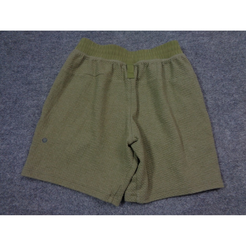 Lululemon Shorts Mens S Green At Ease 7 in Inseam Unlined - Picture 5 of 9